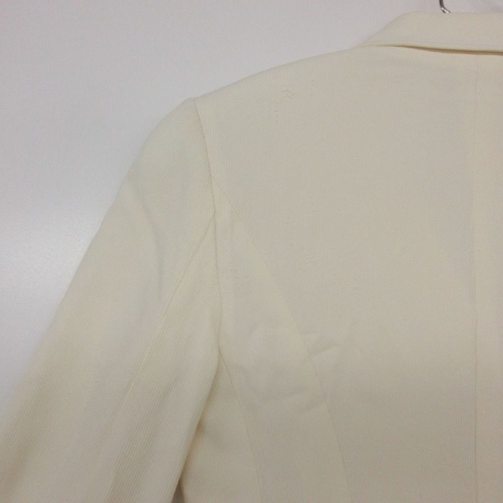 Chanel Chesterfield CC Logo Button Long Coat Notch Lapel Shoulder Pad Fully — view 7