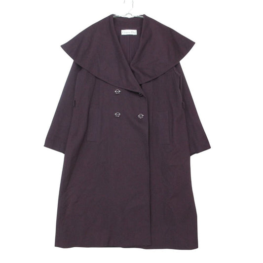 Dior Chesterfield Vintage Cashmere Shawl Color Purple