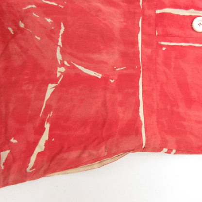 Louis Vuitton Dress 100% Silk Back Button Paint Style Short Sleeve Mini Length — view 7