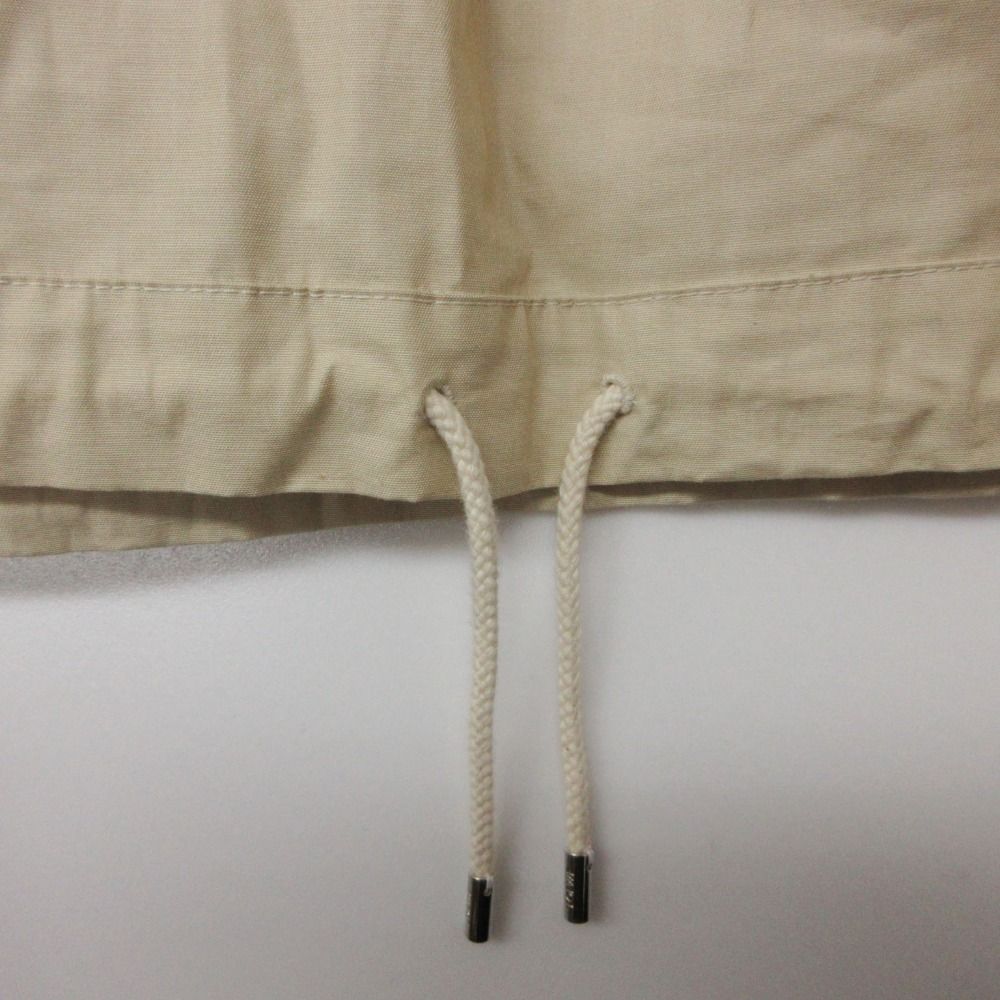 Loewe Poncho Cape Jacket Layered Pullover Half Zip Beige — view 7