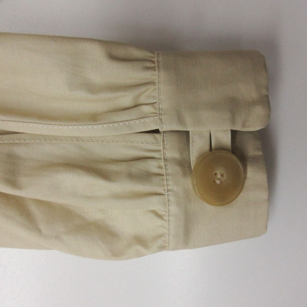 Loewe Poncho Cape Jacket Layered Pullover Half Zip Beige — view 8