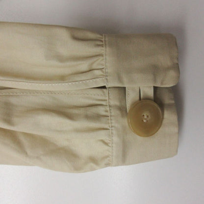 Loewe Poncho Cape Jacket Layered Pullover Half Zip Beige — view 8