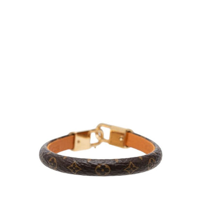 Louis Vuitton Monogram Bracelet Vivienne 17 Brown Leather — view 3