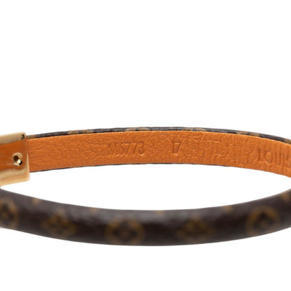 Louis Vuitton Monogram Bracelet Vivienne 17 Brown Leather — view 5