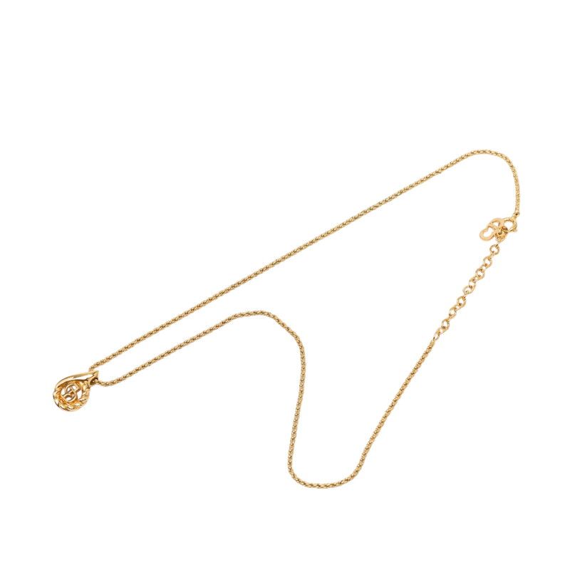 Dior CD Logo Pendant Gold Plated — view 3