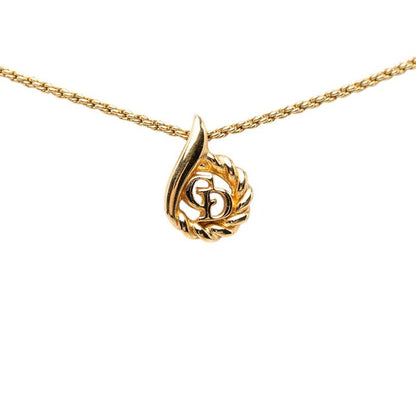 Dior CD Logo Pendant Gold Plated
