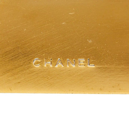 Chanel Logo Plate Brooch Gold Plated — view 3