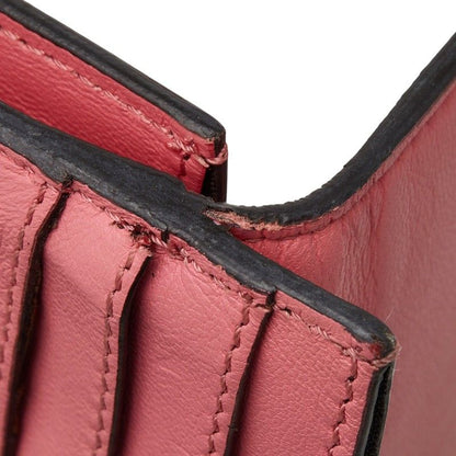 Fendi Baguette Card Case Coin Pink Leather — view 6