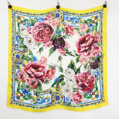 Dolce & Gabbana Flower Silk Scarf