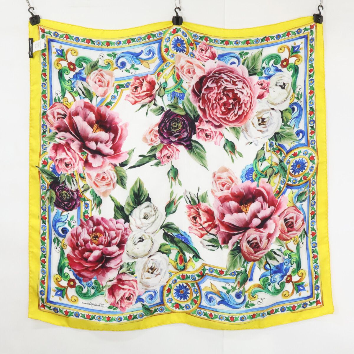 Dolce & Gabbana Flower Silk Scarf — view 2