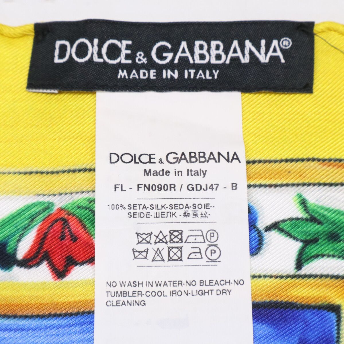 Dolce & Gabbana Flower Silk Scarf — view 4