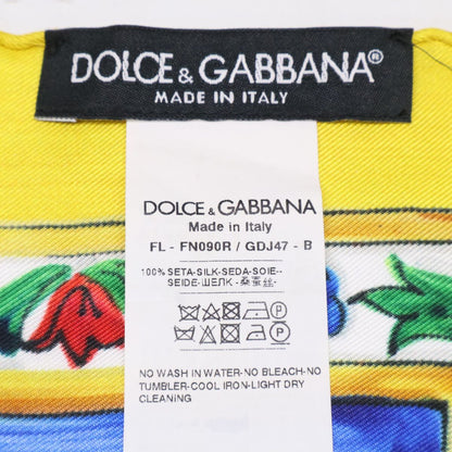 Dolce & Gabbana Flower Silk Scarf — view 4