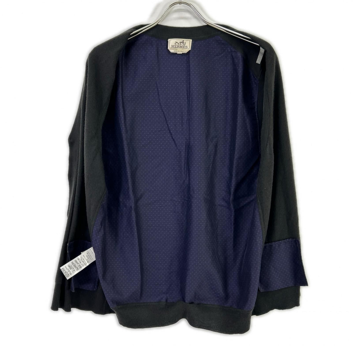 Hermes Dark Gray Cashmere Knit Vest XL — view 3