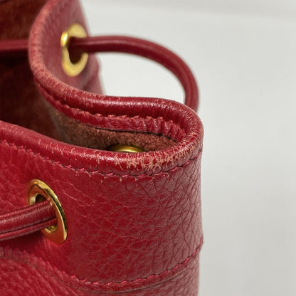 Hermes Market GM Drawstring Shoulder Bag Taurillon Clemence Rouge — view 4