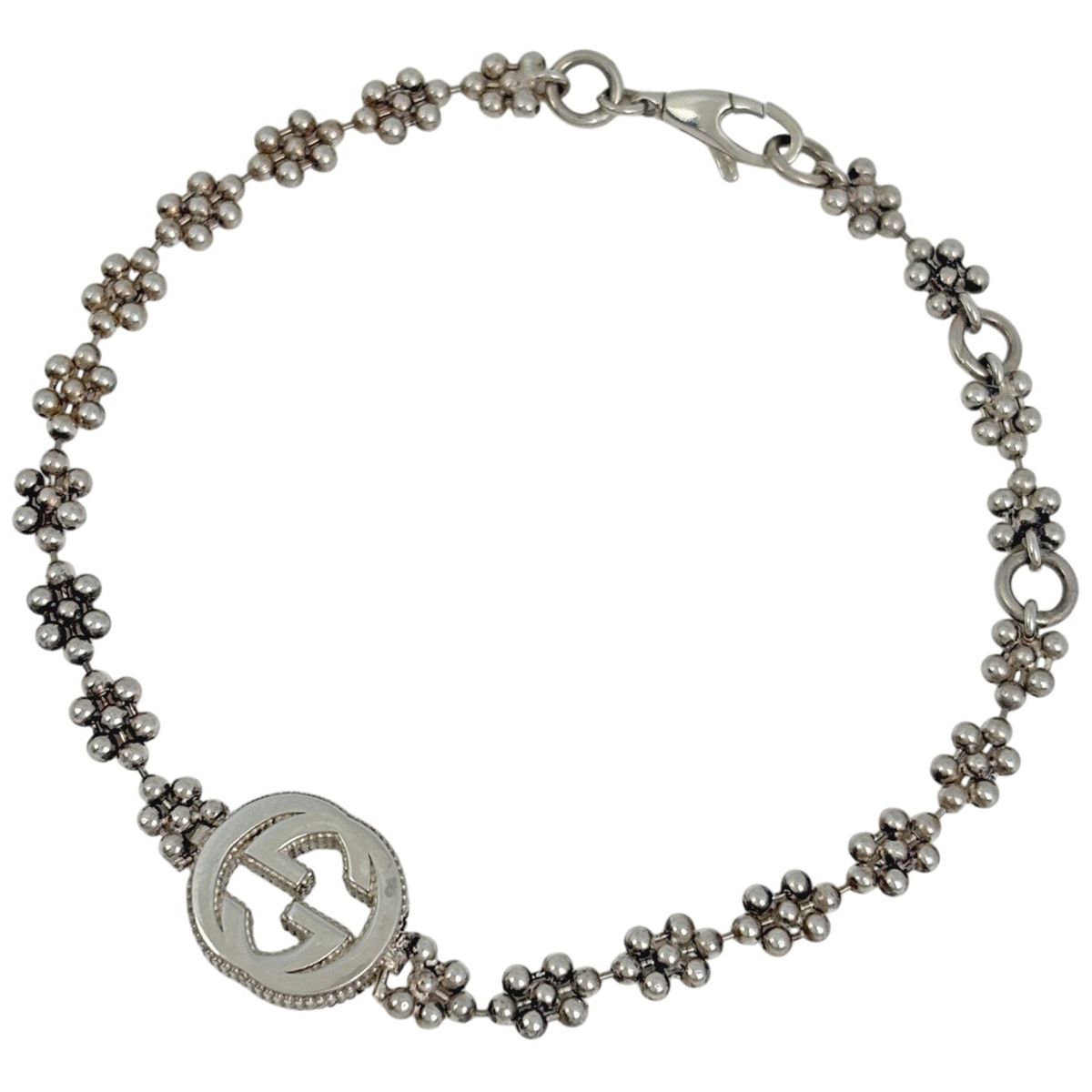 Gucci Interlocking G Bracelet 925 Sterling Silver