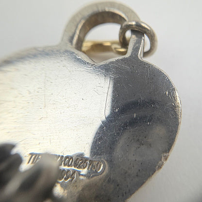 Tiffany & Co Heart Lock Earrings 925 Sterling Silver — view 4