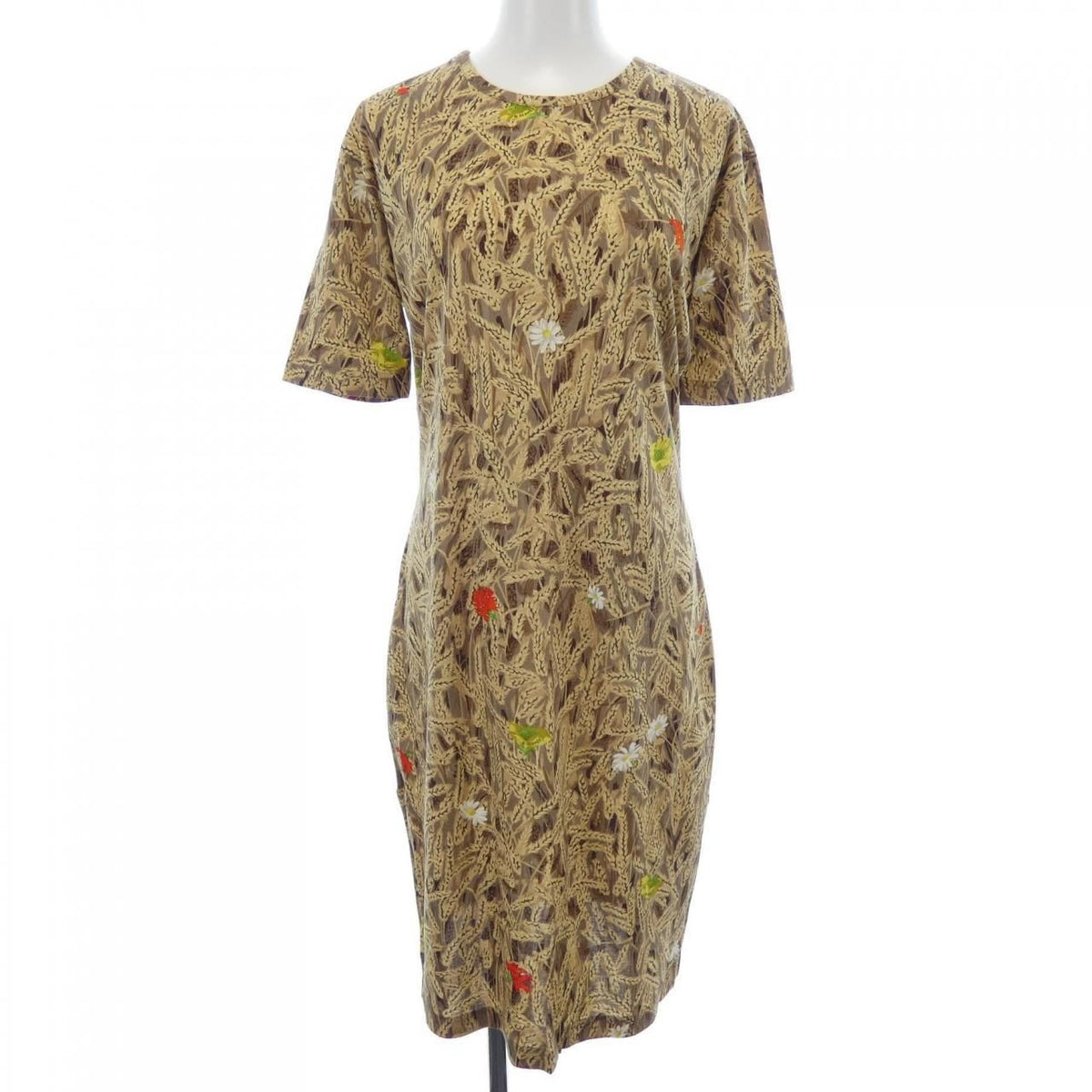 Hermes Vintage Lapins Dans Un Champ de Cut Dress