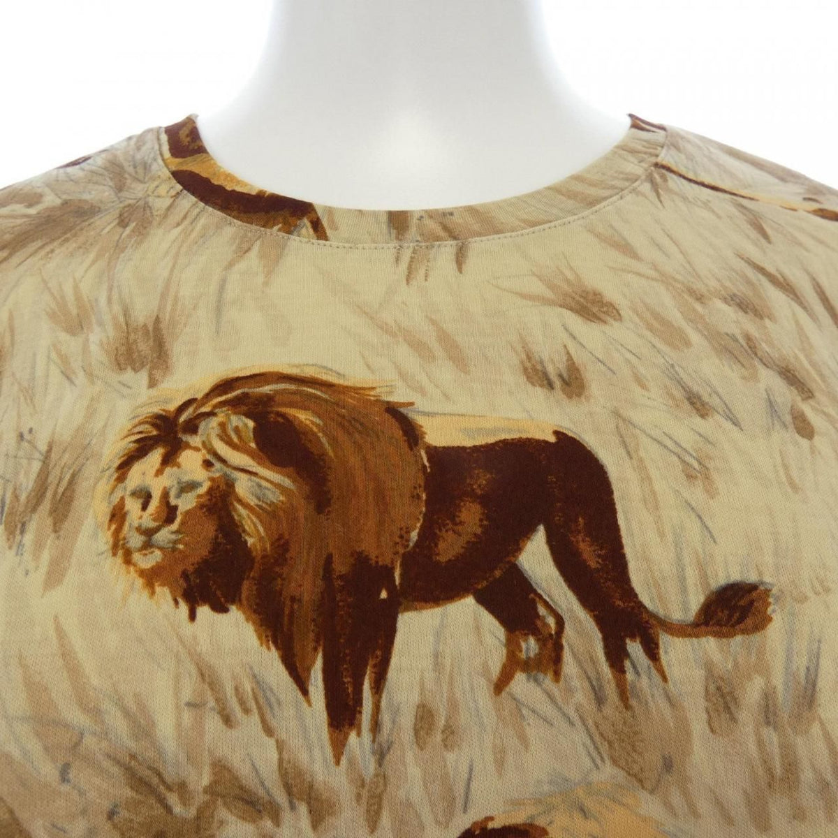 Hermes Vintage Lions Dans la Savane T-Shirt — view 5