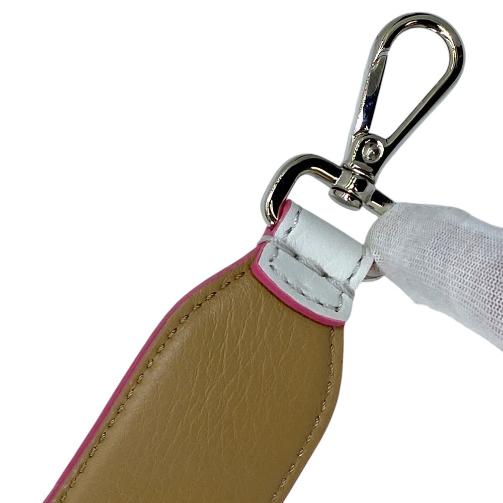 Fendi Strap Studded Bag Leather White Multicolor Practical — view 6