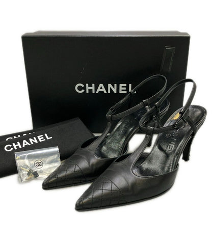 Chanel T Strap Sandals