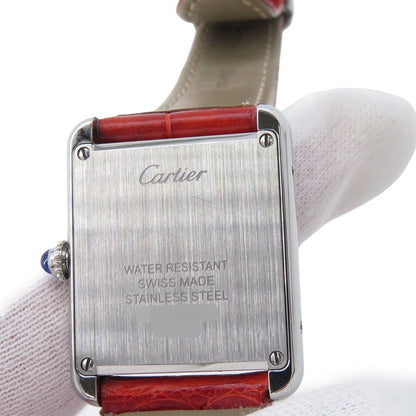 Cartier Tank Solo SM Watch Champagne Pink Dial — view 6
