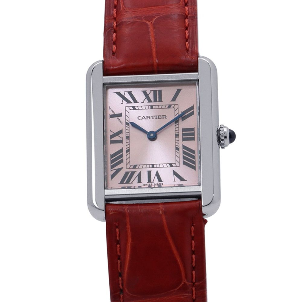 Cartier Tank Solo SM Watch Champagne Pink Dial
