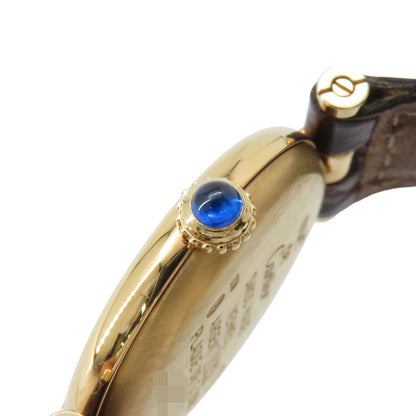 Cartier Must Vendome Vermeil SM 925 Sterling Silver Watch Ivory Dial — view 7