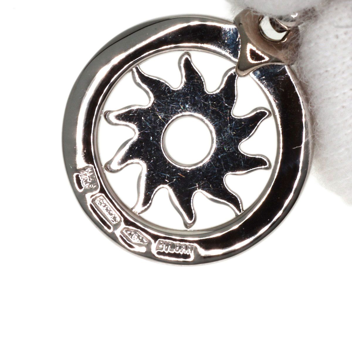 Bvlgari Tondosan Charm Pendant 18K White Gold — view 5