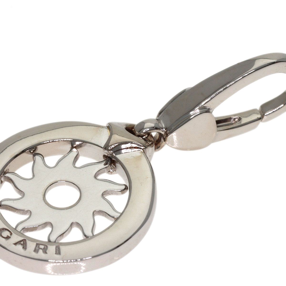 Bvlgari Tondosan Charm Pendant 18K White Gold — view 6