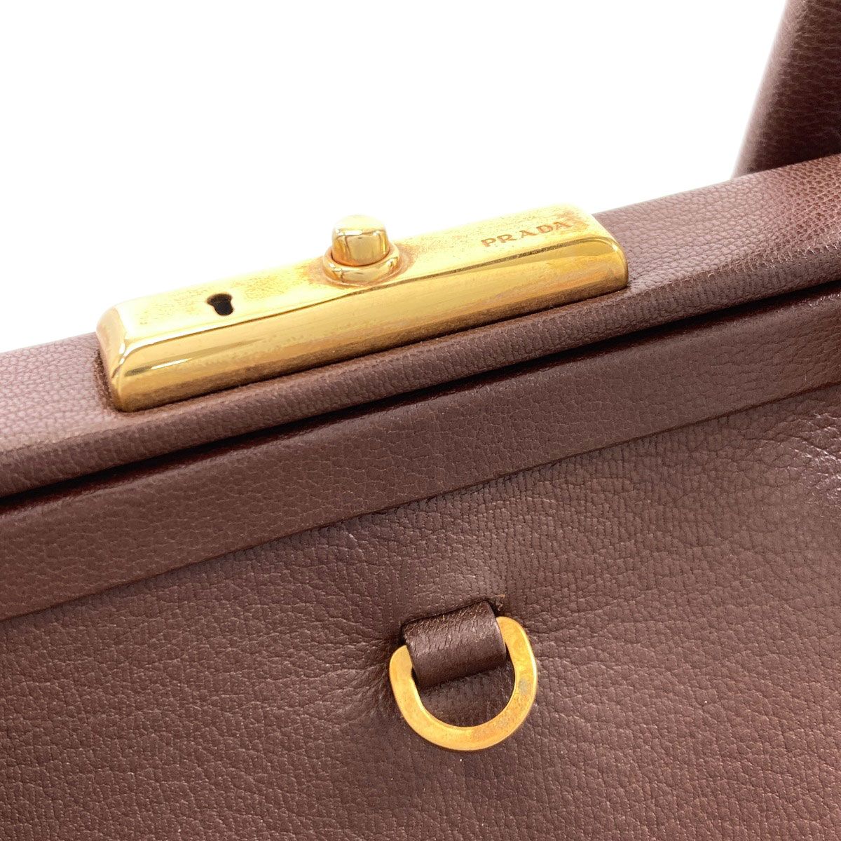 Prada Doctor's Bag Handbag Calfskin — view 8