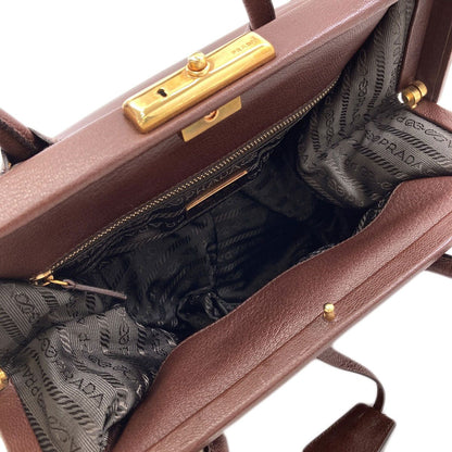 Prada Doctor's Bag Handbag Calfskin — view 5