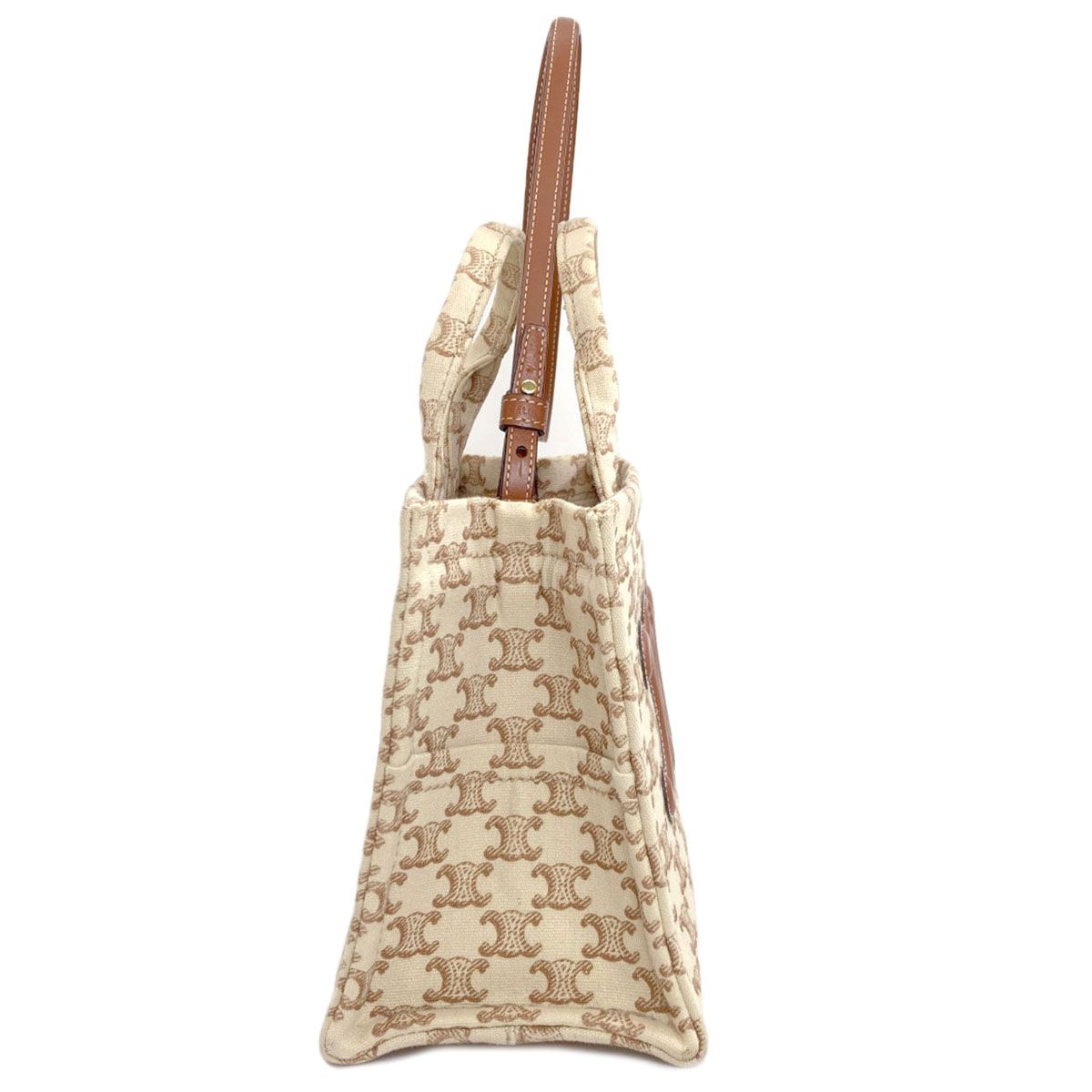 Celine Cabas Thais Triomphe 2-Way Handbag Canvas — view 3
