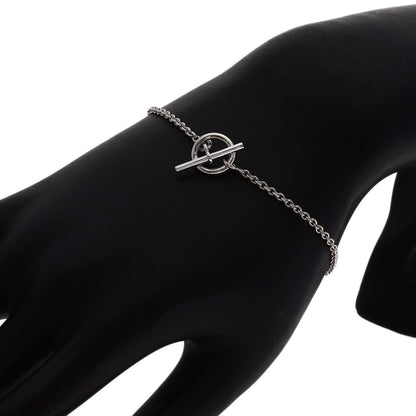 Hermes Mini Chaine D'Ancre Bracelet 18K White Gold — view 4