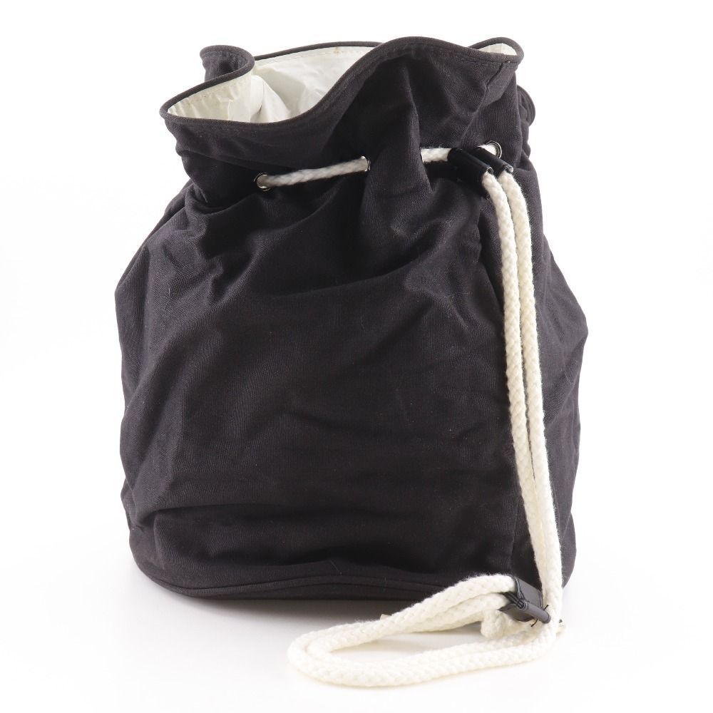 Chanel Pool Cotton Black Shoulder Bag — view 3