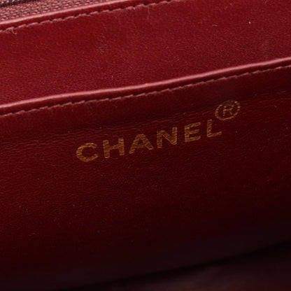 Chanel Shoulder Bag Maxi Quilted 34 Black Lambskin Chain — view 4