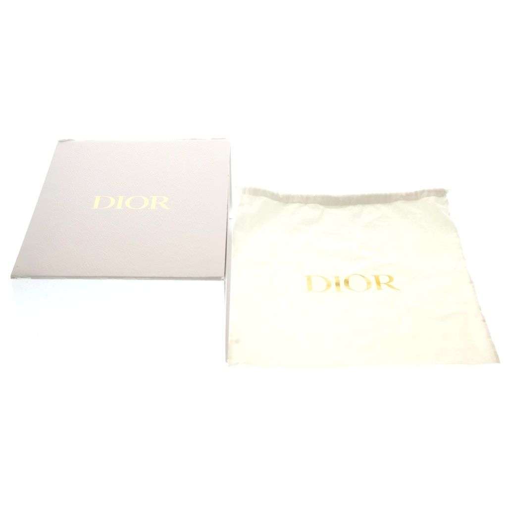 Dior Saddle Bag Brown Grained Calfskin Gold — view 8