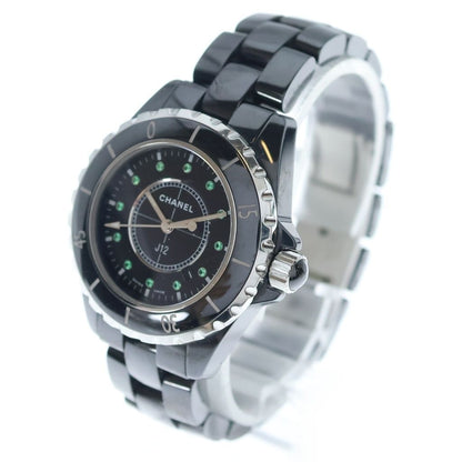 Chanel Emerald Index CE Quartz Black Ceramic Watch Dial — view 4