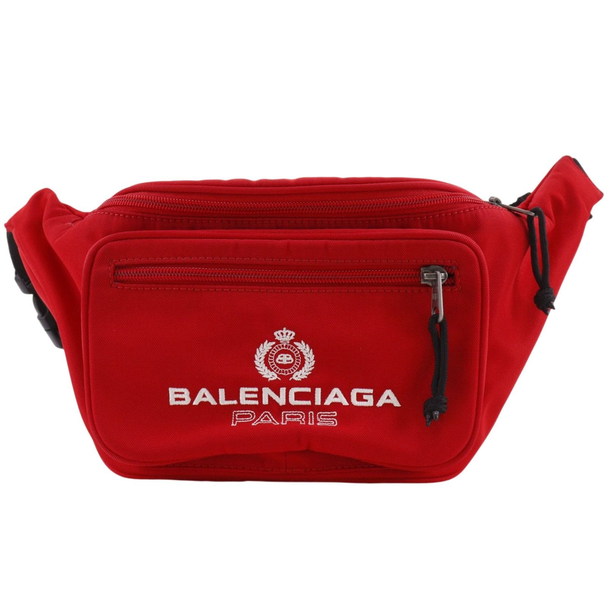 Balenciaga Explorer Waist Pouch Nylon Canvas Red Belt