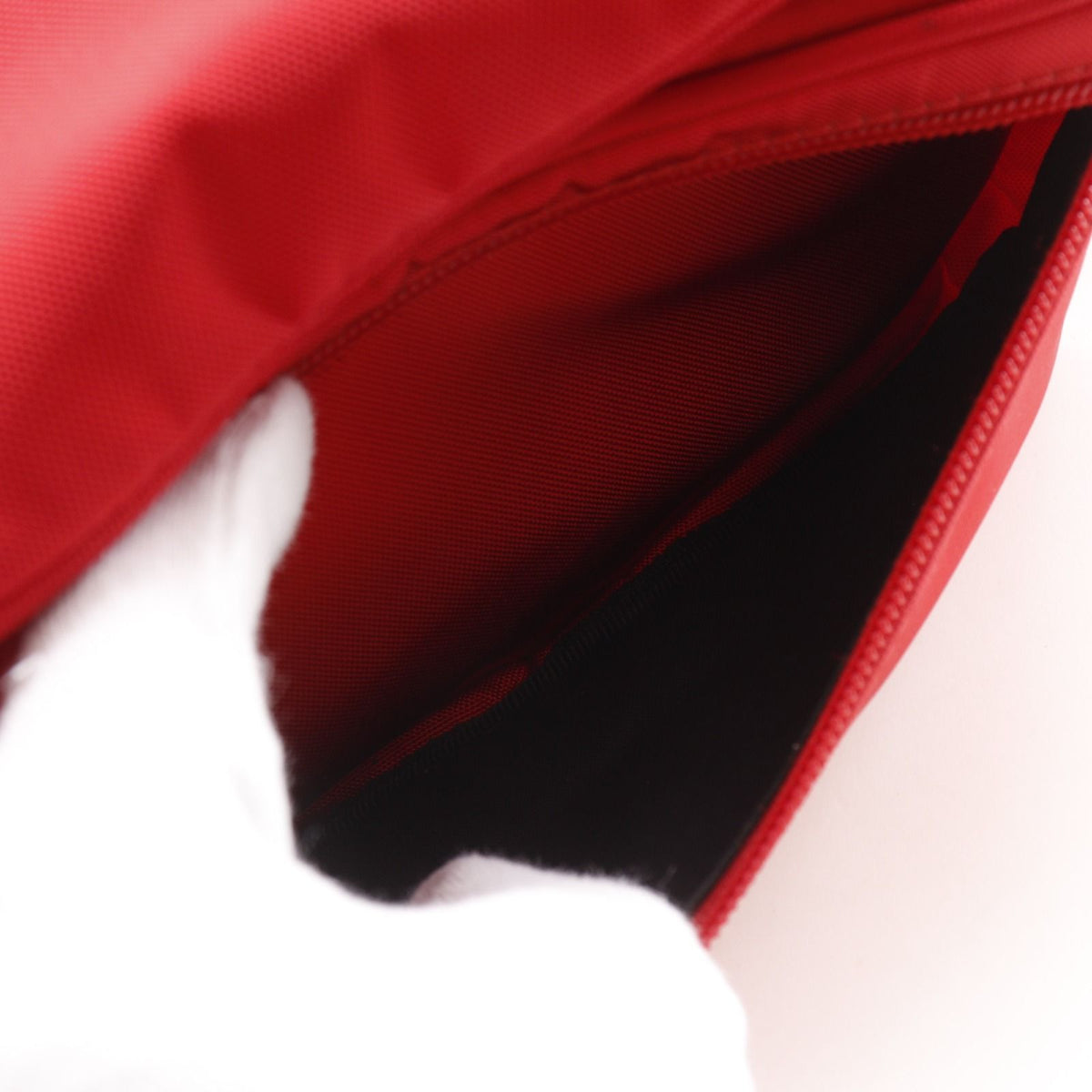 Balenciaga Explorer Waist Pouch Nylon Canvas Red Belt — view 6
