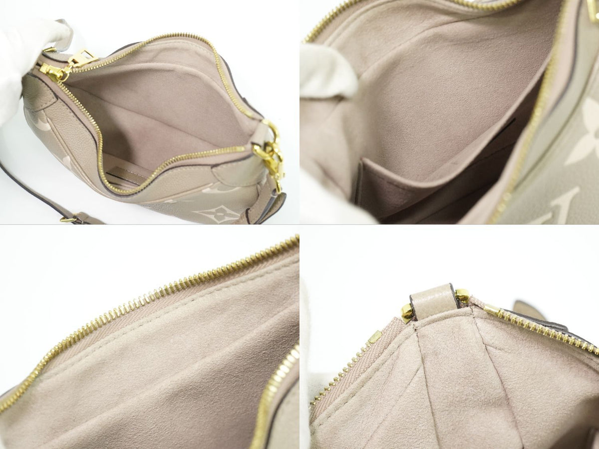 Louis Vuitton LV Bagatelle NM Bicolor Monogram Empreinte Leather 2-Way — view 8