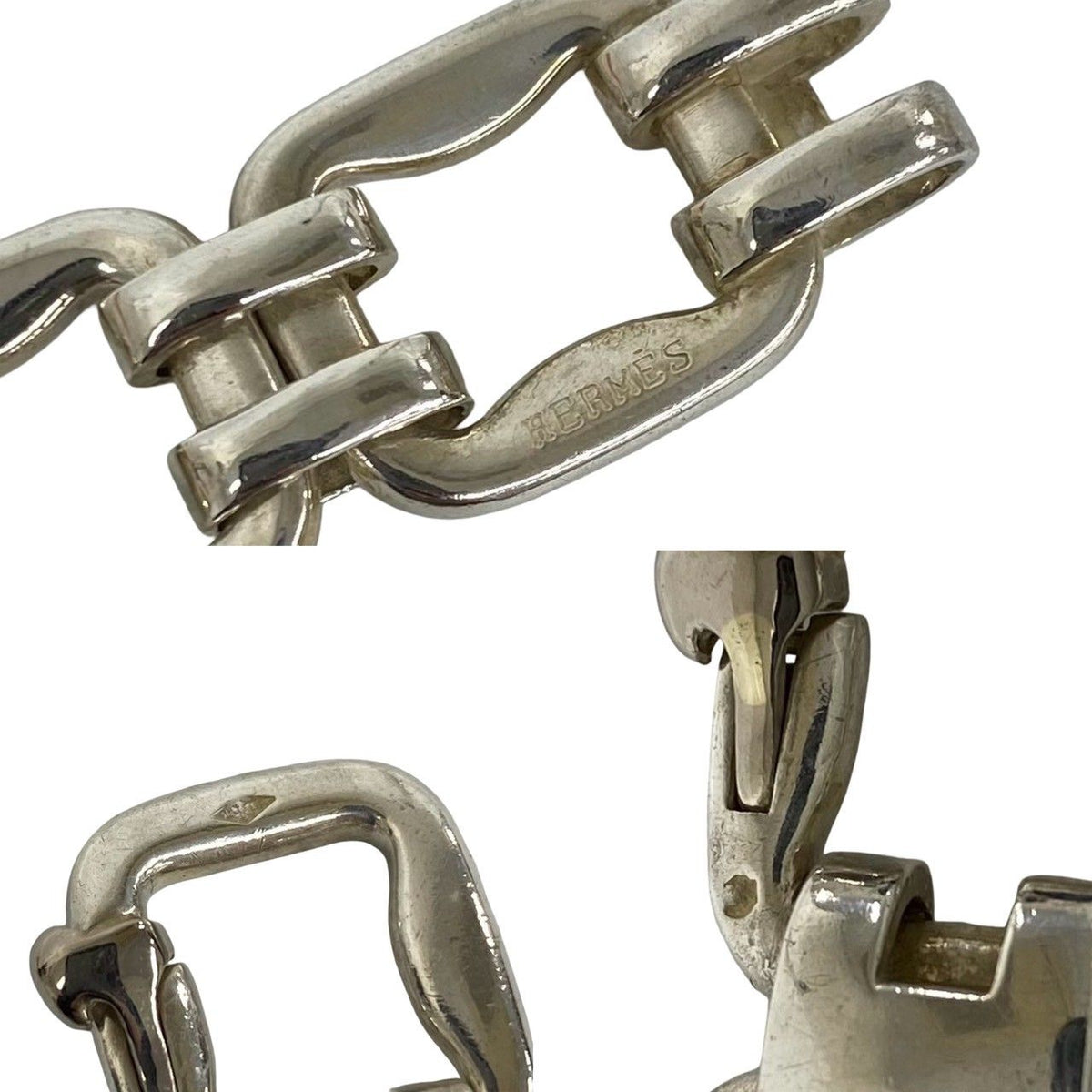 Hermes Vintage History Bracelet 925 Sterling Silver — view 3