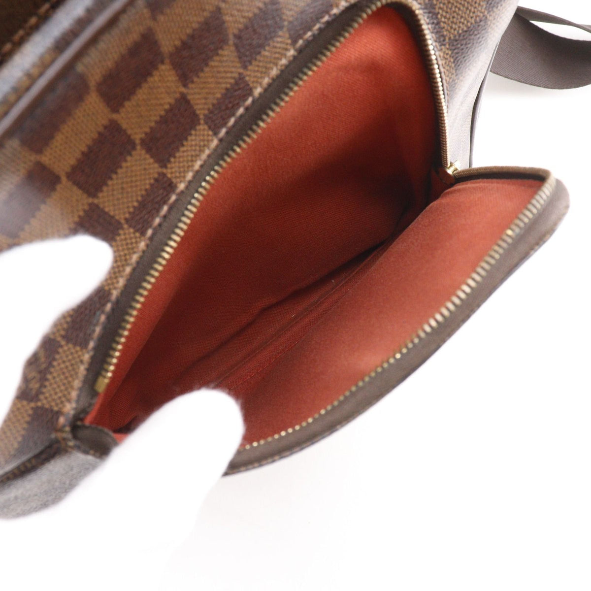 Louis Vuitton Olaf MM Damier Canvas Brown Shoulder Bag — view 6