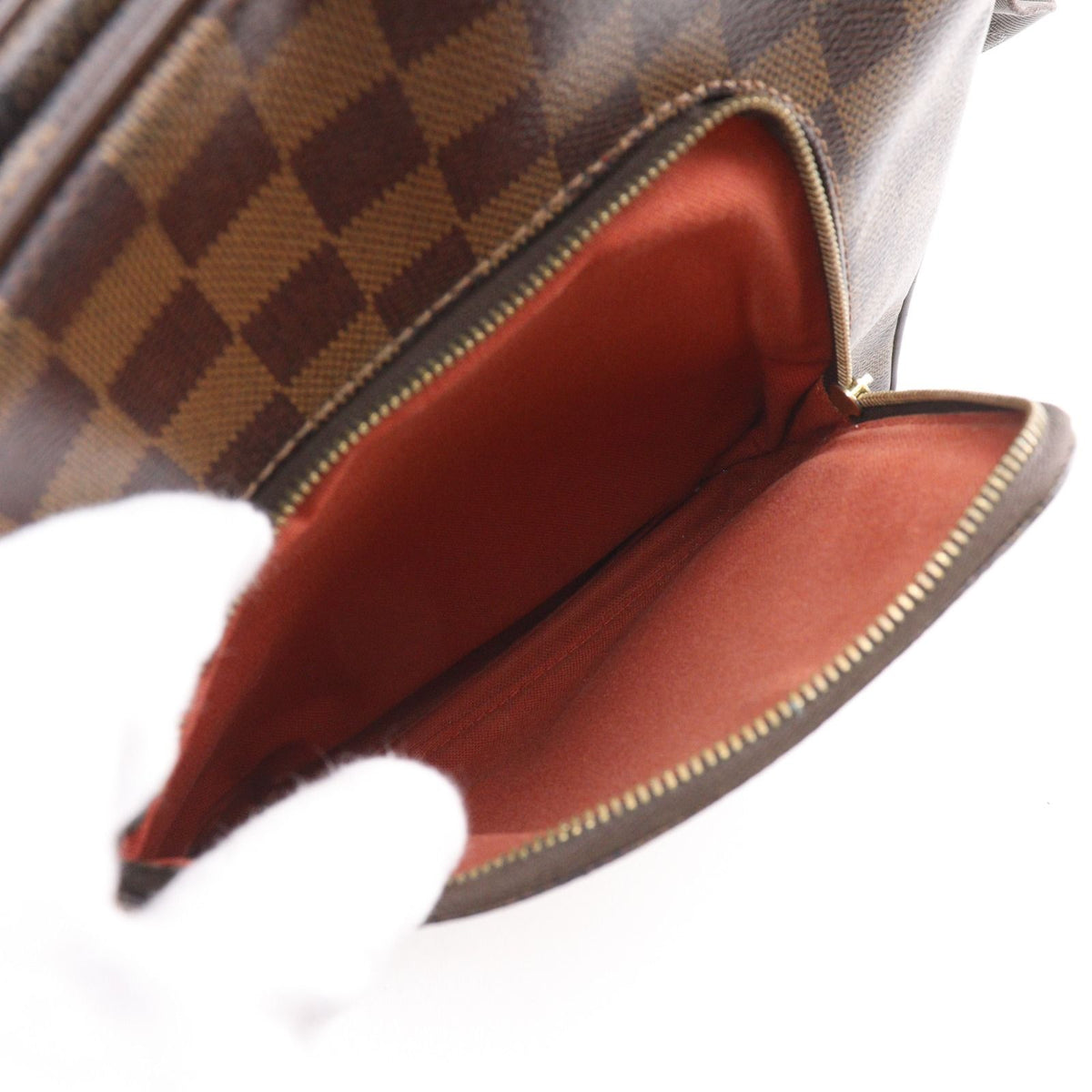 Louis Vuitton Olaf MM Damier Canvas Brown Shoulder Bag — view 7