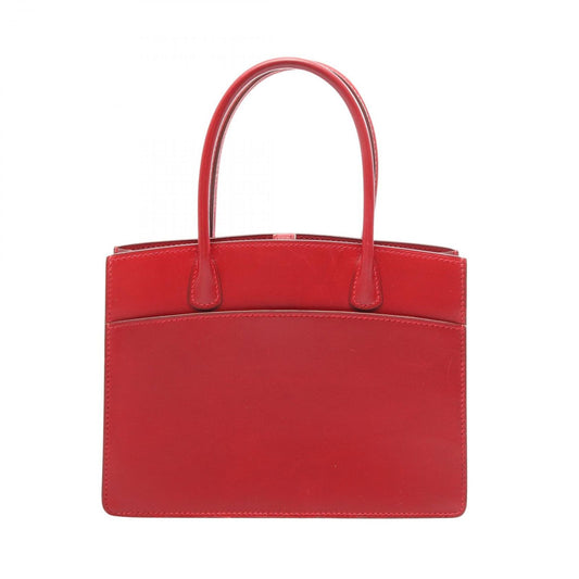 Hermes Handbag White Bus TPM Rouge Vif Calfskin