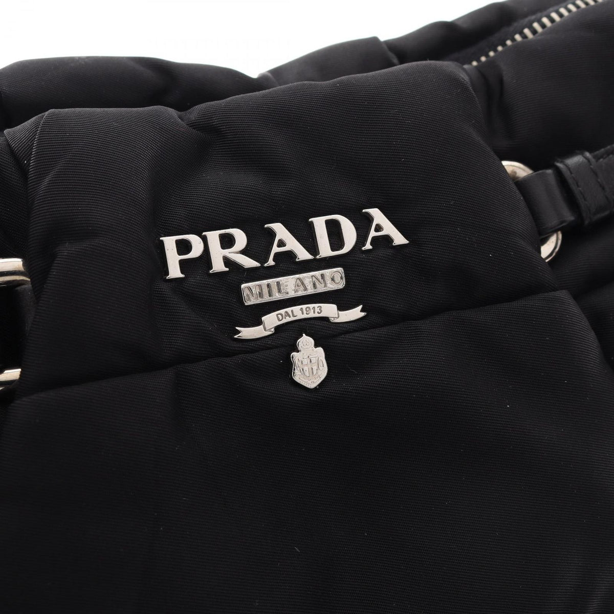 Prada Shoulder Bag Tessuto Micro Black Nylon — view 5