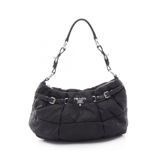 Prada Shoulder Bag Tessuto Micro Black Nylon