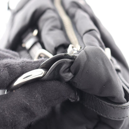 Prada Shoulder Bag Tessuto Micro Black Nylon — view 6