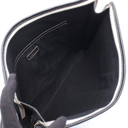 Balenciaga Clutch Bazar Bazaar Blue White Black Leather — view 3