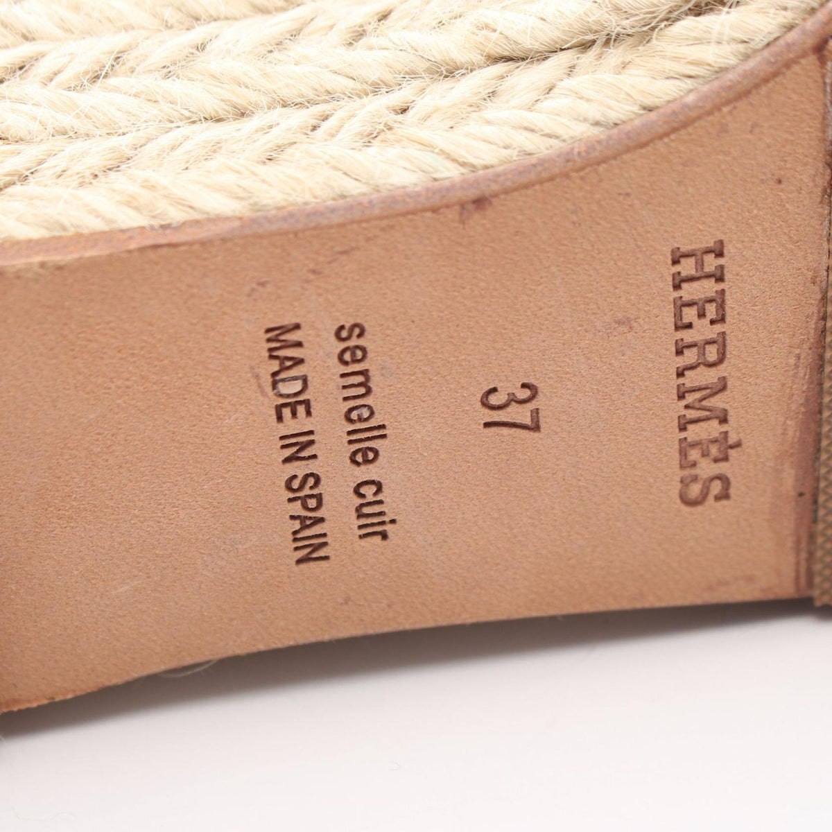 Hermes Sandals Tivoli Espatrie Leather — view 6