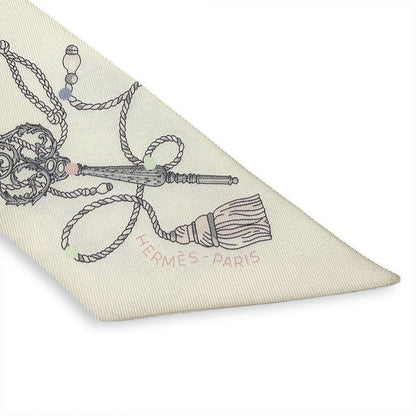 Hermes Cles Pore Twill Scarf — view 3